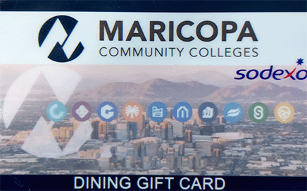 A pictore of the Sodexo Meal Card.