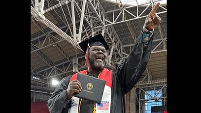 Willie Jackson, a GCC police officer and GCC graduate. 
