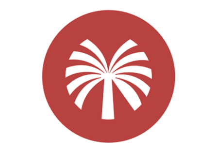 A picture of Glendale Community College's palm logo.