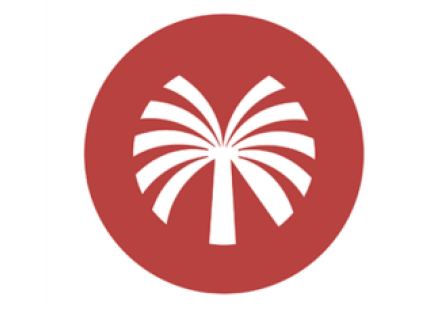 A picture of Glendale Community College's palm logo.